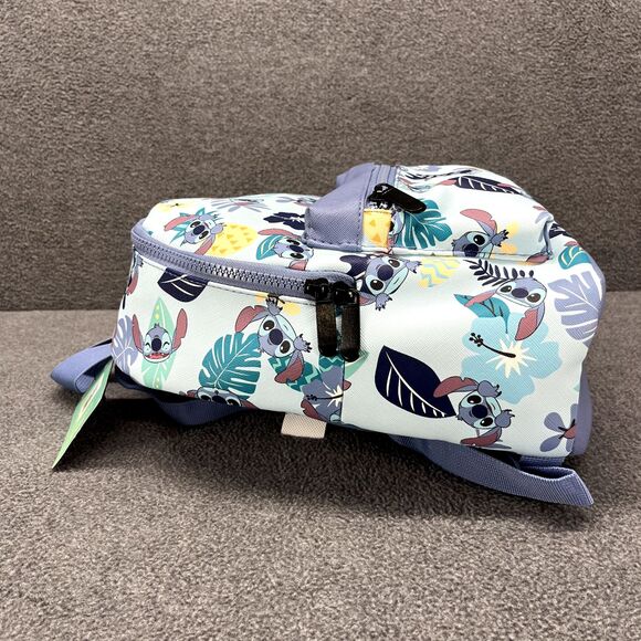 Bioworld Disney Stitch Backpack Blue Tropical Small Lilo & Stitch - Picture 4 of 9